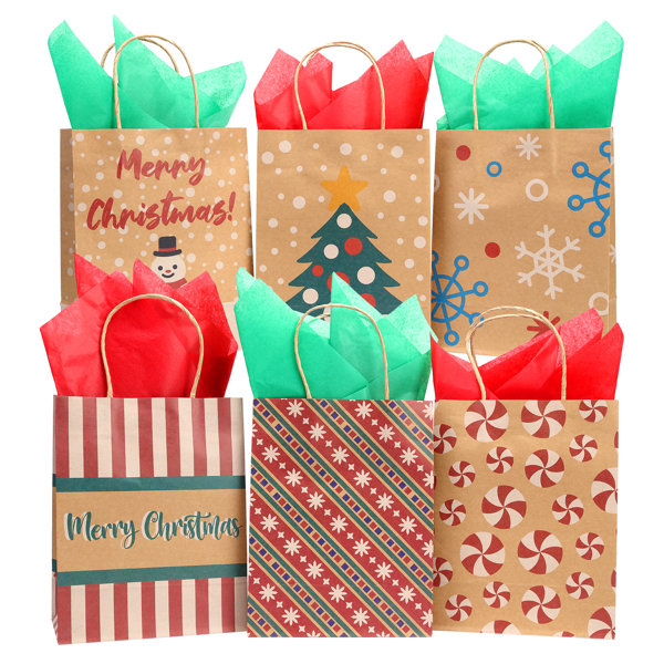 Assorted christmas sales gift bags